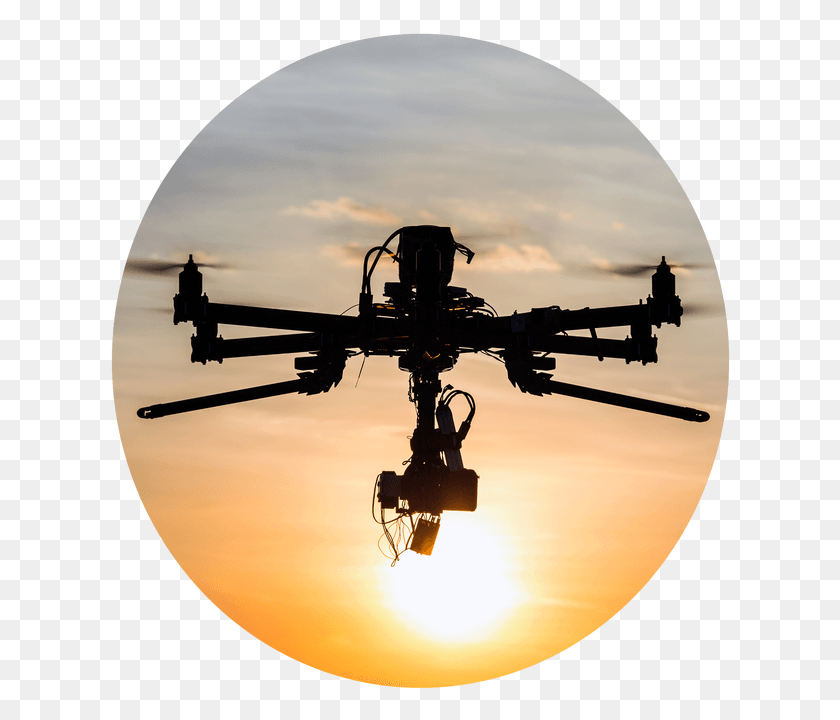 622x660 Drone Detection Real Estate And Construction Drones, Ceiling Fan, Appliance, Helicopter HD PNG Download