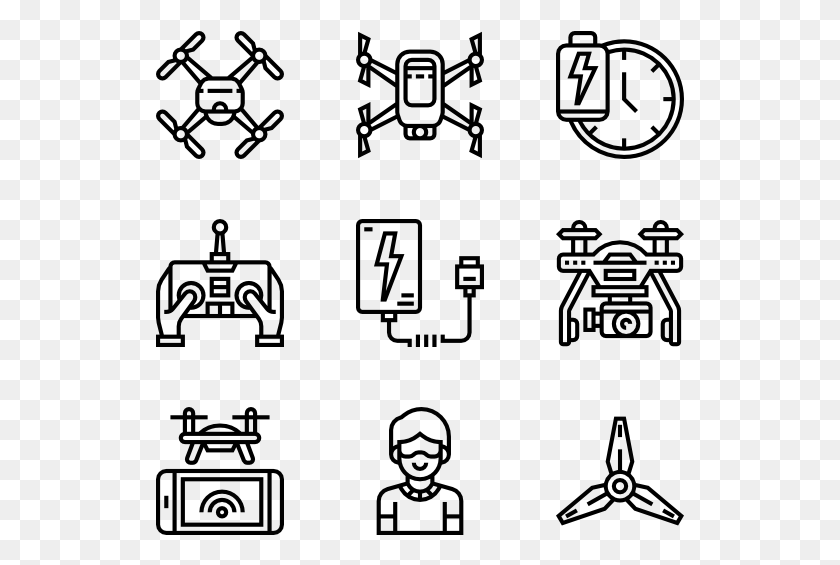 529x505 Drone Sports Icon Transparent Background, Gray, World Of Warcraft HD PNG Download