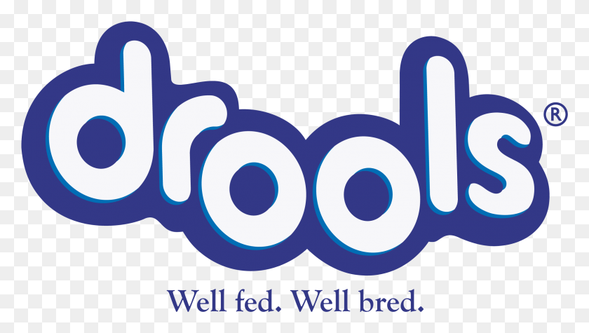 2409x1283 Drool Drools Dog Food Logo, Text, Purple, Outdoors Descargar Hd Png