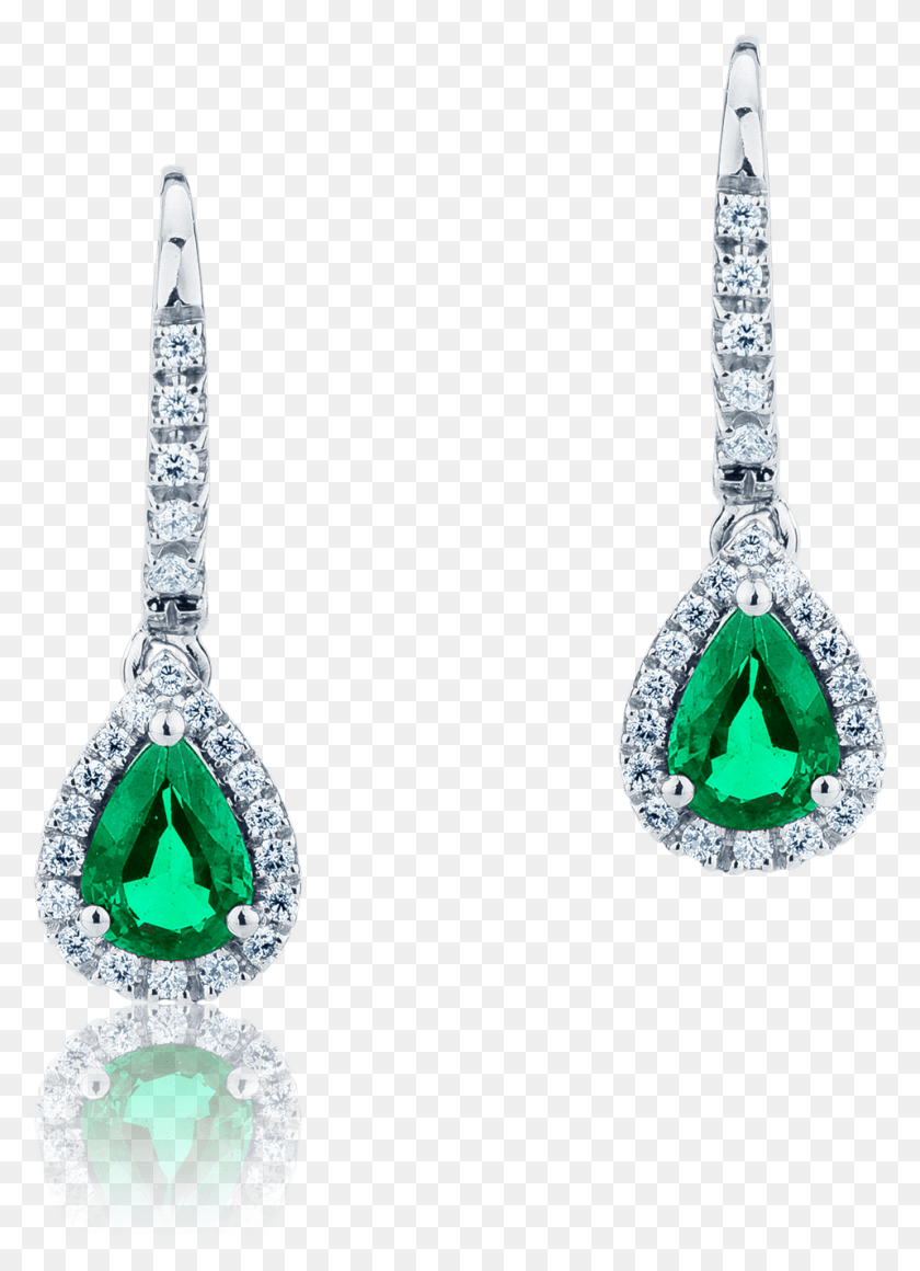 958x1352 Drop Earrings With Emerald Drop And Diamond Outline Orecchini Zaffiro Blu Visconti, Jewelry, Accessories, Accessory HD PNG Download