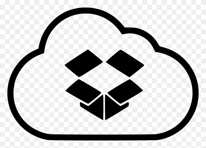 980x686 Dropbox Папка Dropbox Иконка Mac, Трафарет, Символ, Логотип Hd Png Скачать