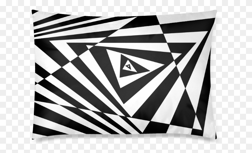 641x451 Dropshipping Custom 3d Design Triangle Cool Spacecustom Monochrome, Pillow, Cushion, Rug HD PNG Download