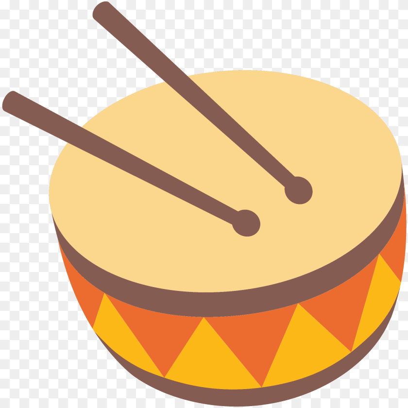 1920x1920 Drum Emoji Clipart, Musical Instrument, Percussion, Kettledrum Transparent PNG