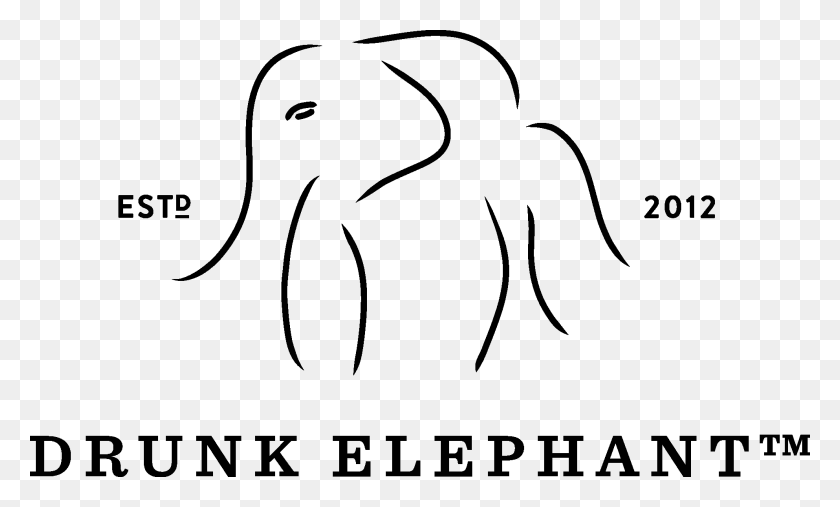 1986x1140 Drunk Elephant Logo Drunk Elephant Skincare Logo, Bird, Animal, Text HD PNG Download