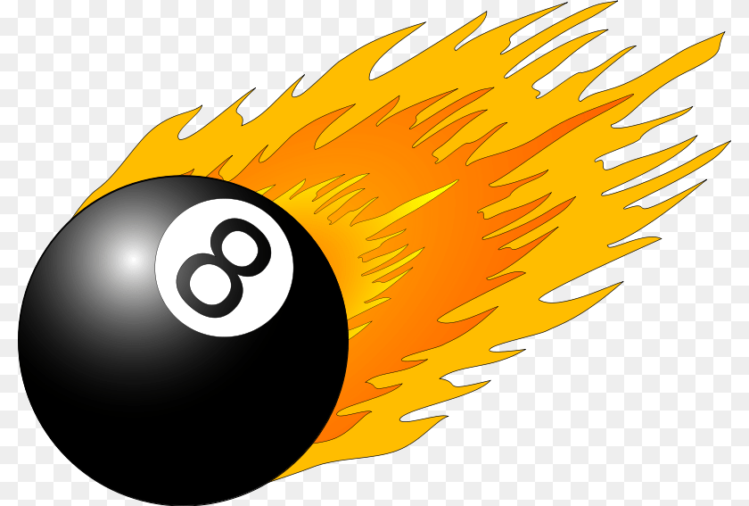 Drunken Duck 8ball With Flames, Sphere, Animal, Fish, Sea Life Sticker PNG