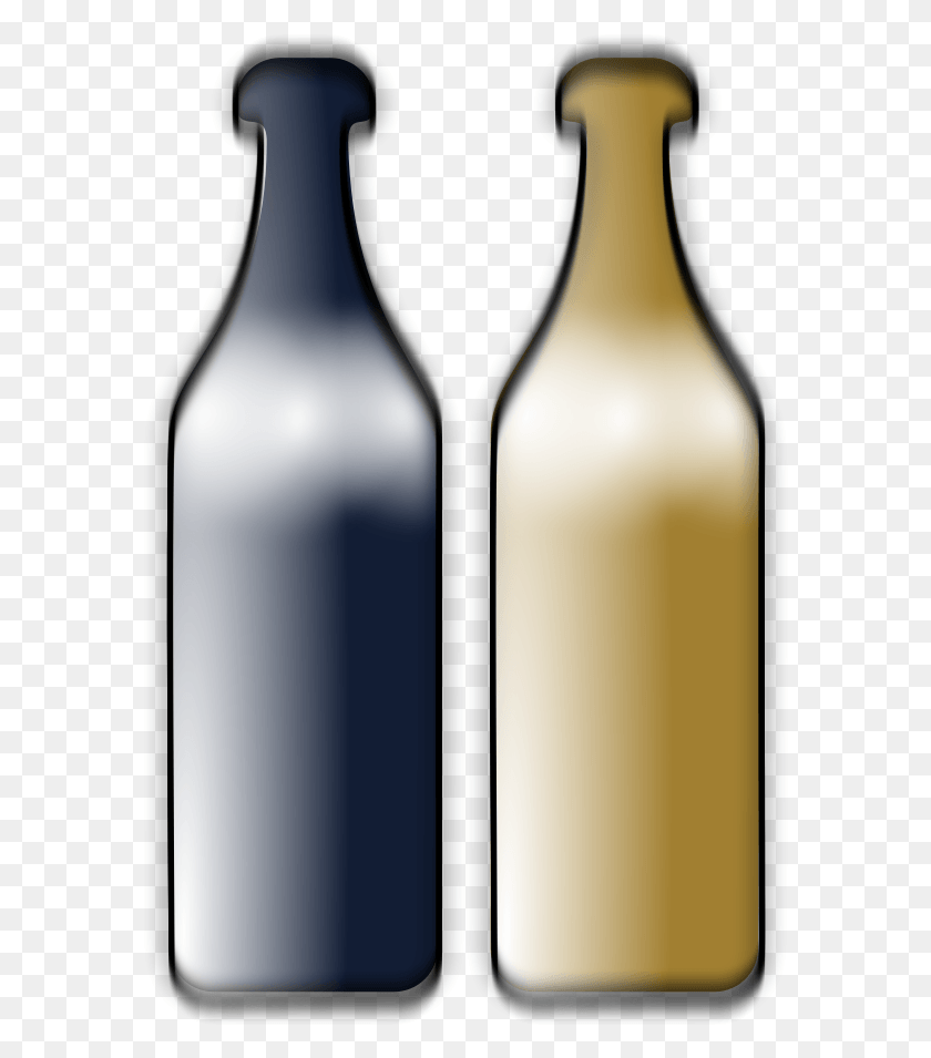 582x895 Бутылка Пьяного Вина - Векторная Графика Онлайн - Клипарт, Бутылка, Алкоголь, Напиток Hd Png Скачать