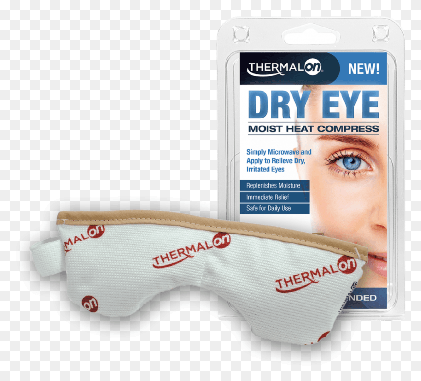 939x843 Dry Eye Compress Dry Eye Mask Moist Heat Compress Sleep Mask, Text, Person, Human HD PNG Download