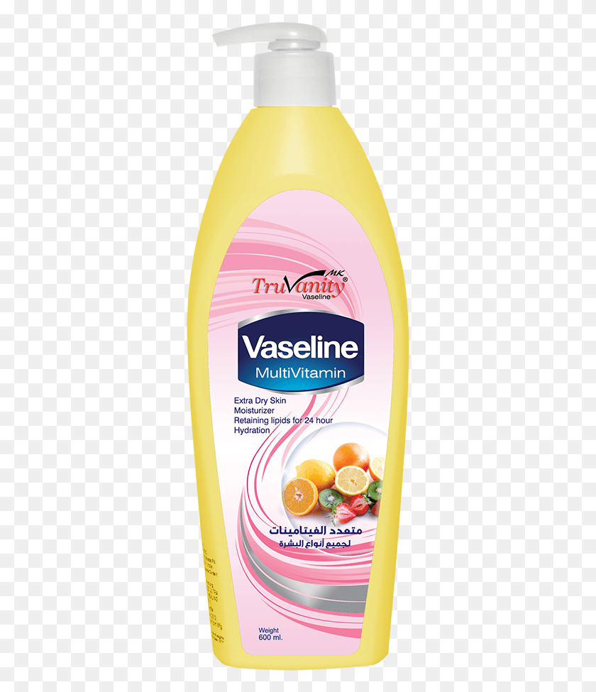 315x915 Dry Skin Vaseline Multi Vitamin Vaseline Cucumber Vaseline, Label, Text, Bottle Descargar Hd Png