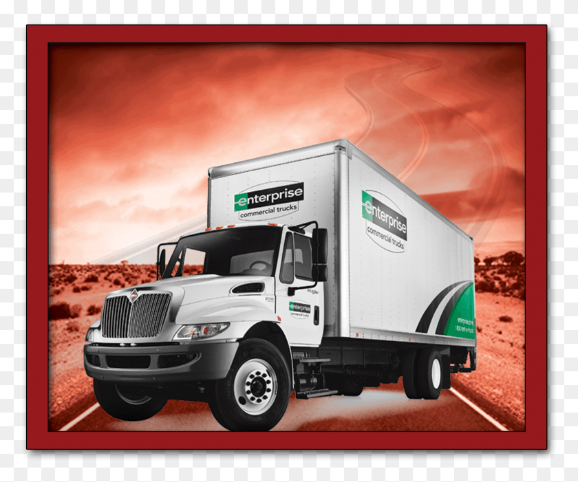 1283x1055 Dry Vans Are The Most Common Type Of Freight Trailers Enterprise Truck, Vehicle, Transportation, Moving Van HD PNG Download