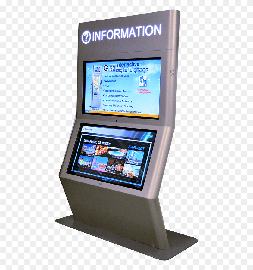 476x837 Dse 2016 Booth Field Guide Digital Signage, Monitor, Screen, Electronics HD PNG Download