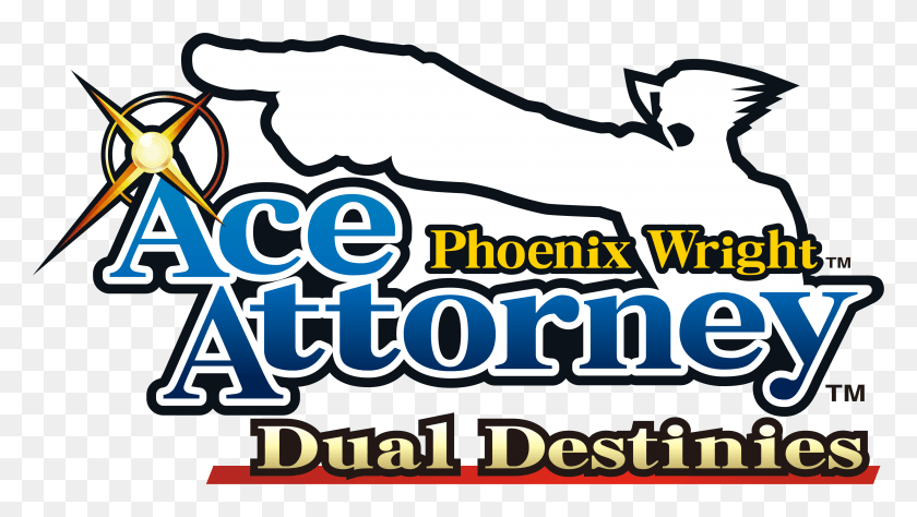 3843x2043 Dual Destinies By Capcom Phoenix Wright Ace Attorney Dual Destinies Logo, Text, Label, Bazaar HD PNG Download