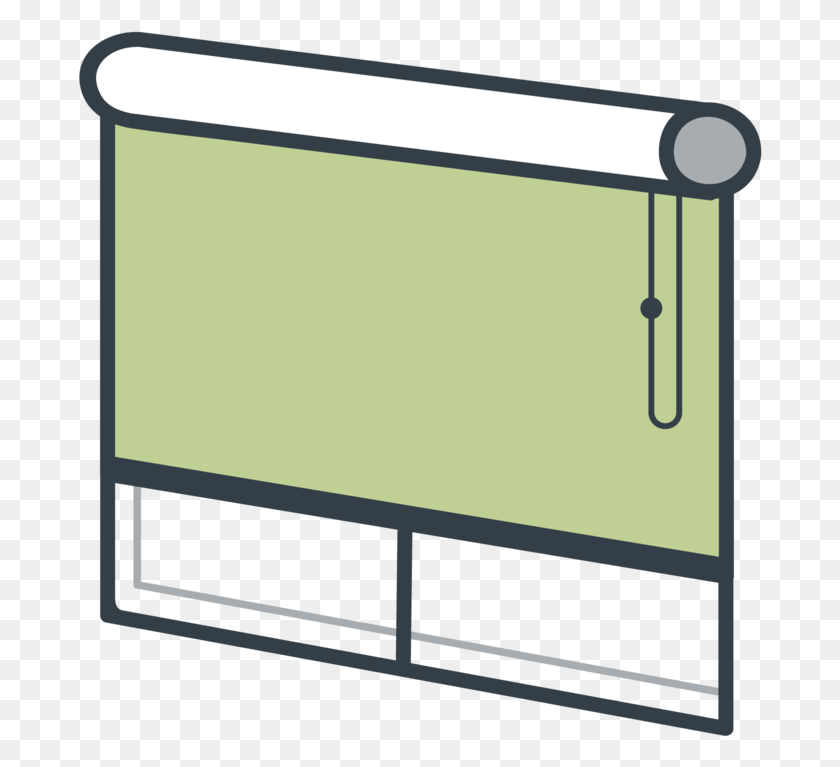 684x707 Dual Roller Shades Blackout Amp Transparent Window, White Board, Screen, Electronics HD PNG Download