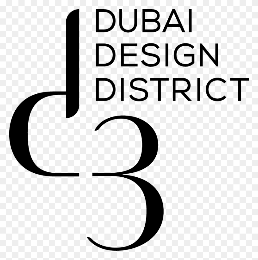 819x826 Dubai Design District Logo, Número, Símbolo, Texto Hd Png