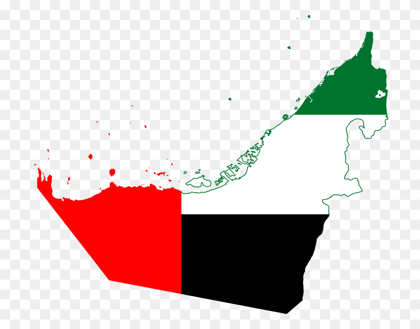714x599 Dubai United Arab Emirates Flag Map, Graphics HD PNG Download