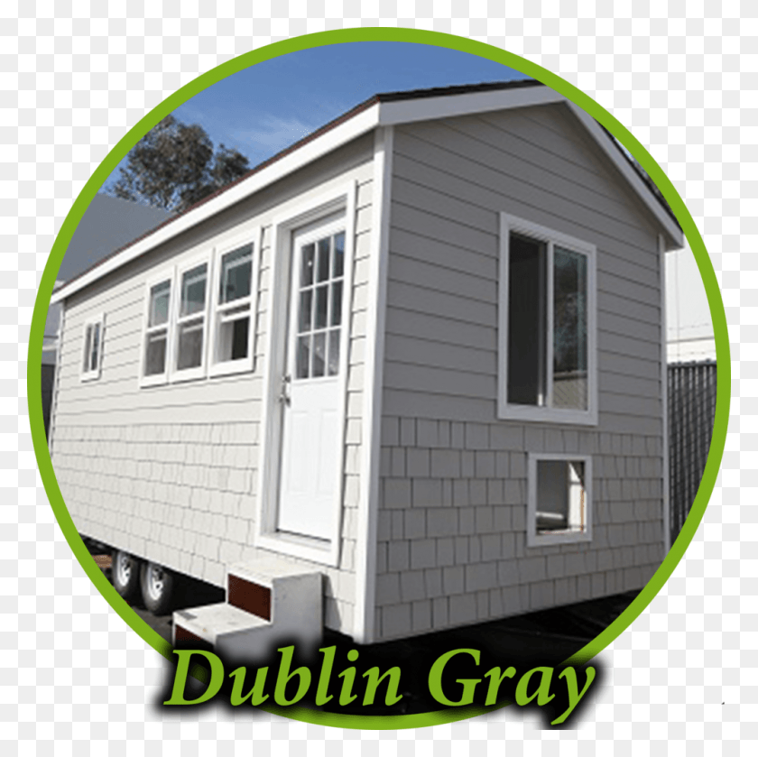 1000x1000 Dublin Gray Circle, Housing, Building, Mobile Home HD PNG Download