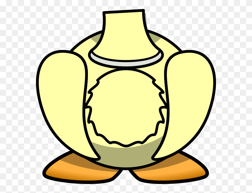 600x585 Duck Body Clipart, Pottery, Lamp, Jar HD PNG Download