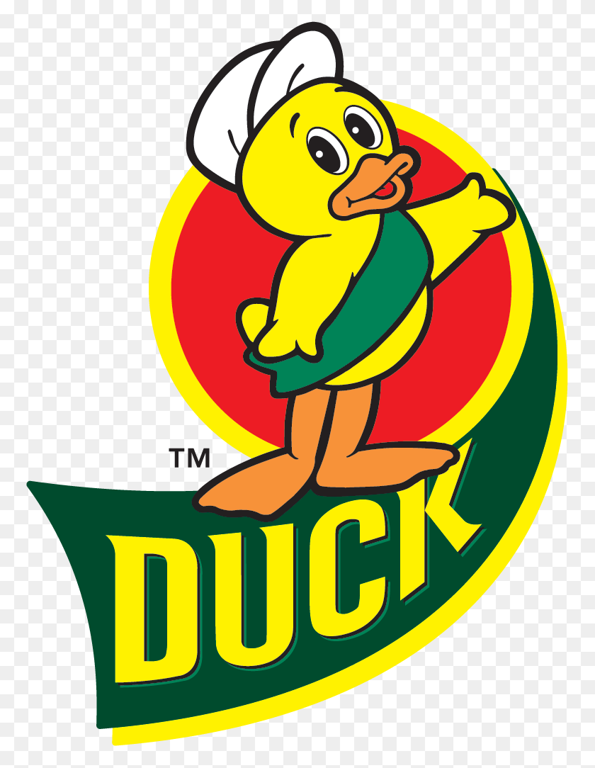 767x1024 Duck Brand Logo Duck Brand Duct Tape Logo, Animal, Wildlife, Symbol HD PNG Download
