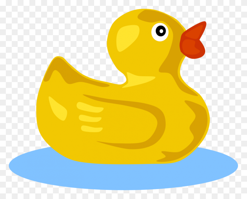 800x635 Duck Clip Art Rubber Duck Clip Art, Bird, Animal, Poultry HD PNG Download