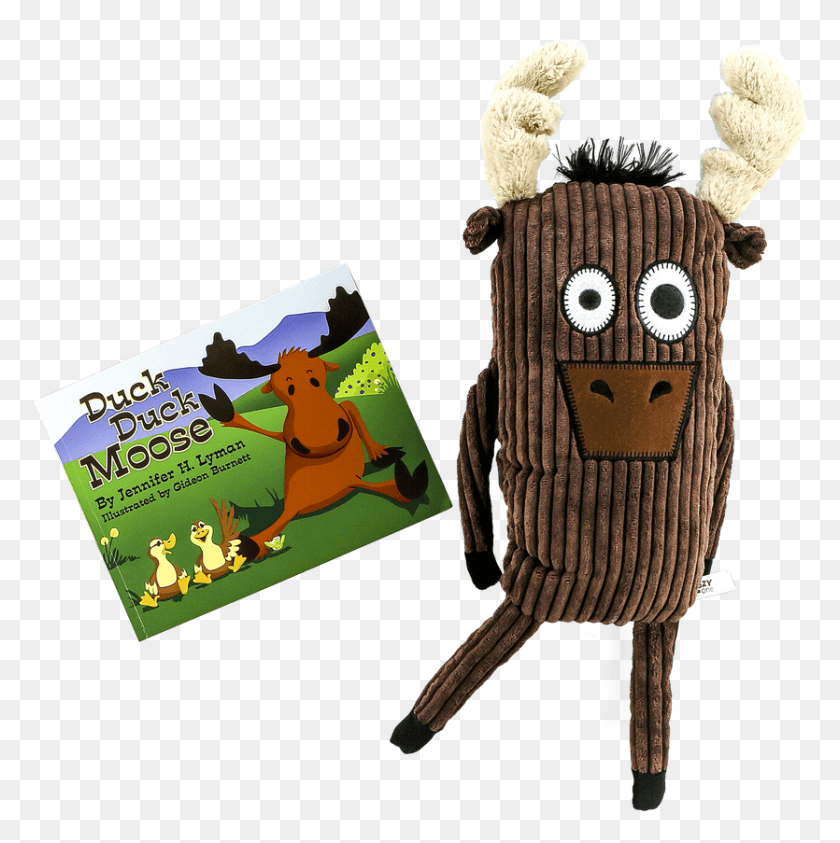 835x839 Duck Duck Moose Children39s Book And Moose Critter Pet Cartoon, Toy, Plush, Costume HD PNG Download