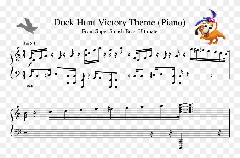 770x494 Duck Hunt Victory Theme Piano, Nature, Outdoors, Astronomy HD PNG Download