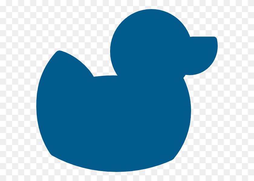 600x539 Duck Silhouette Svg Clip Arts 600 X 539 Px Blue Rubber Ducky, Nature, Outdoors HD PNG Download