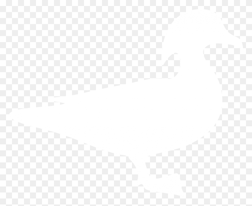 1024x821 Duck Silhouette White, Goose, Bird, Animal HD PNG Download