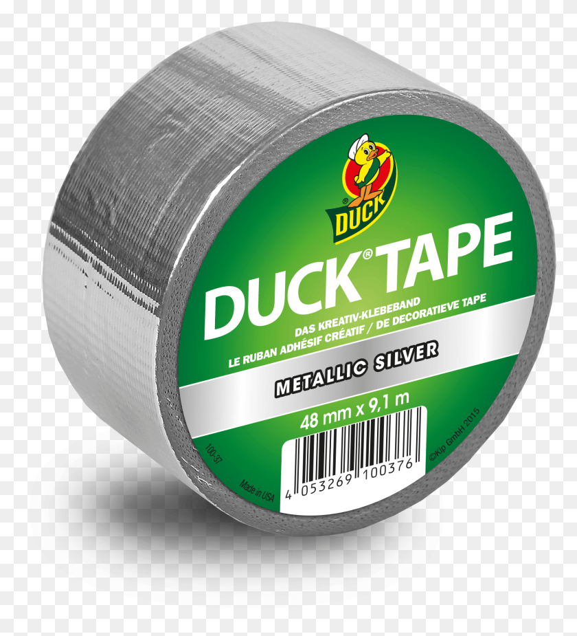 1491x1654 Duck Tape Metalic Silver Label, Text, Aluminium HD PNG Download