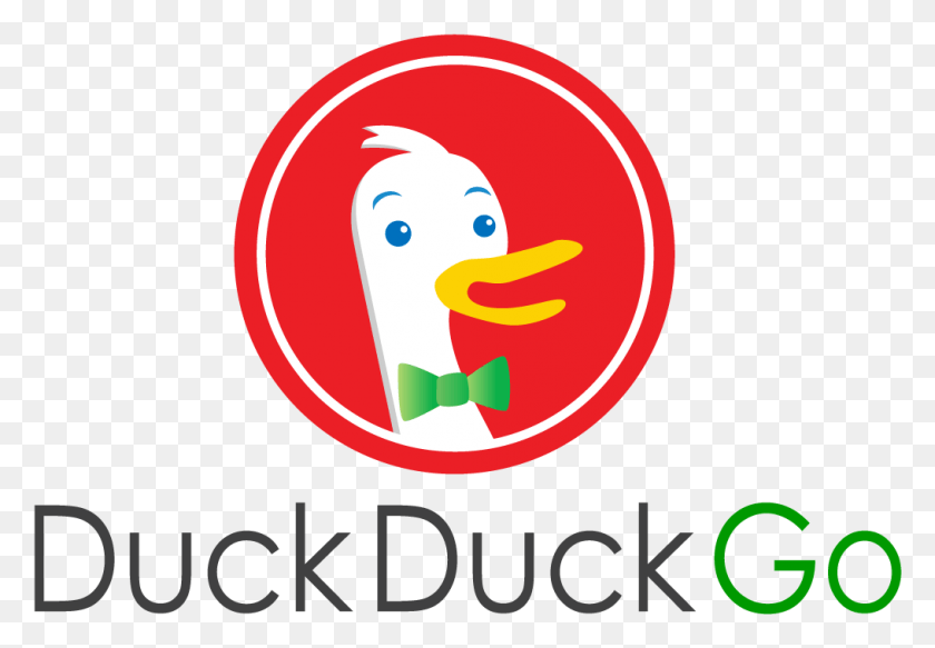 1015x681 Descargar Png Duckduckgo Logo Logo Duck Duck Go, Alimentos, Planta, Texto Hd Png