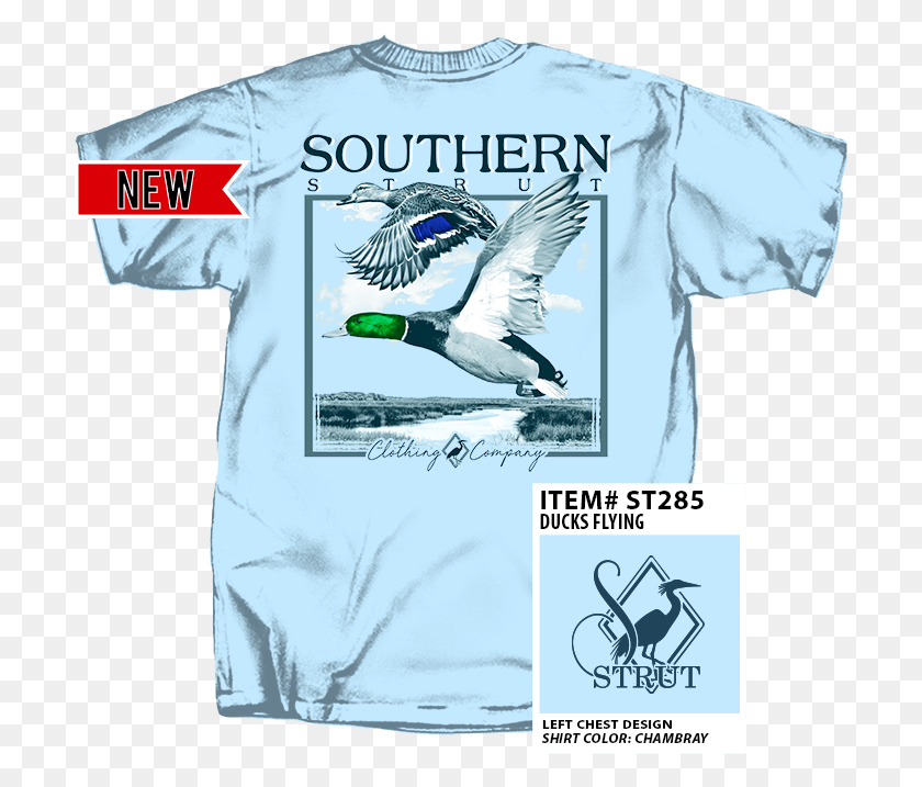 706x657 Ducks Flying T Shirt Active Shirt, Clothing, Apparel, Bird HD PNG Download