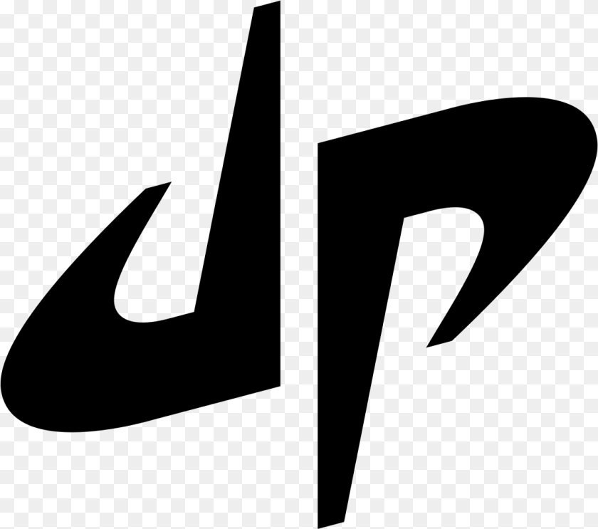 1146x1014 Dude Perfect Logo, Gray Sticker PNG