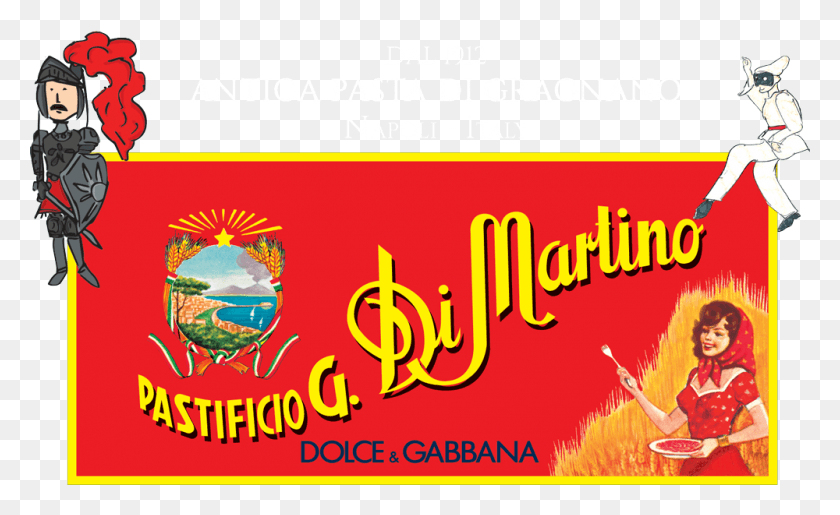 1000x584 Due Eccellenze Made In Italy Pastificio Di Martino Logo, Текст, Человек, Человек Hd Png Скачать