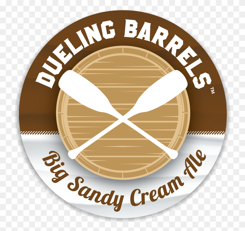 744x732 Dueling Barrels Big Sandy Cream Ale Label, Text, Tape, Plant HD PNG Download