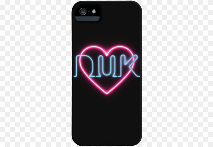 297x579 Dukaja Neon Heart Phone Case Mobile Phone Case, Light, Disk, Electronics Sticker PNG
