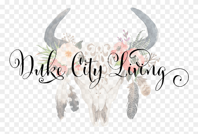 762x510 Duke City Living Watercolor Bull Skull With Flowers, Animal, Mammal, Bird HD PNG Download