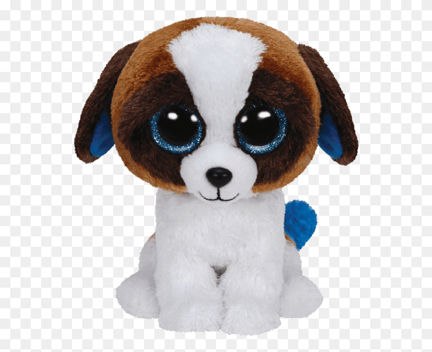 556x625 Duke The Brown White Dog, Plush, Toy, Figurine HD PNG Download