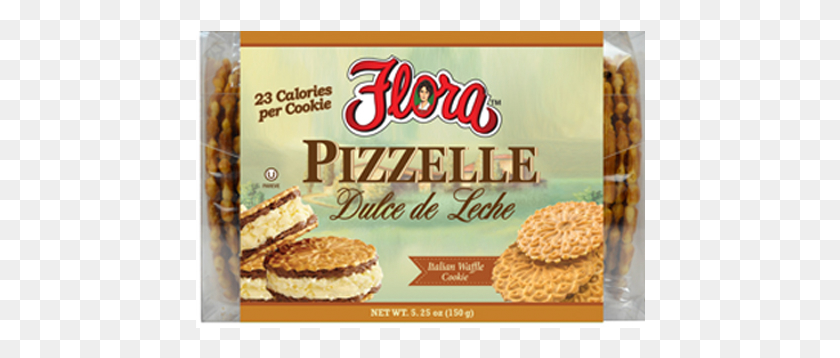 450x298 Dulce De Leche Pizzelle Flora Foods, Bread, Food, Cracker HD PNG Download