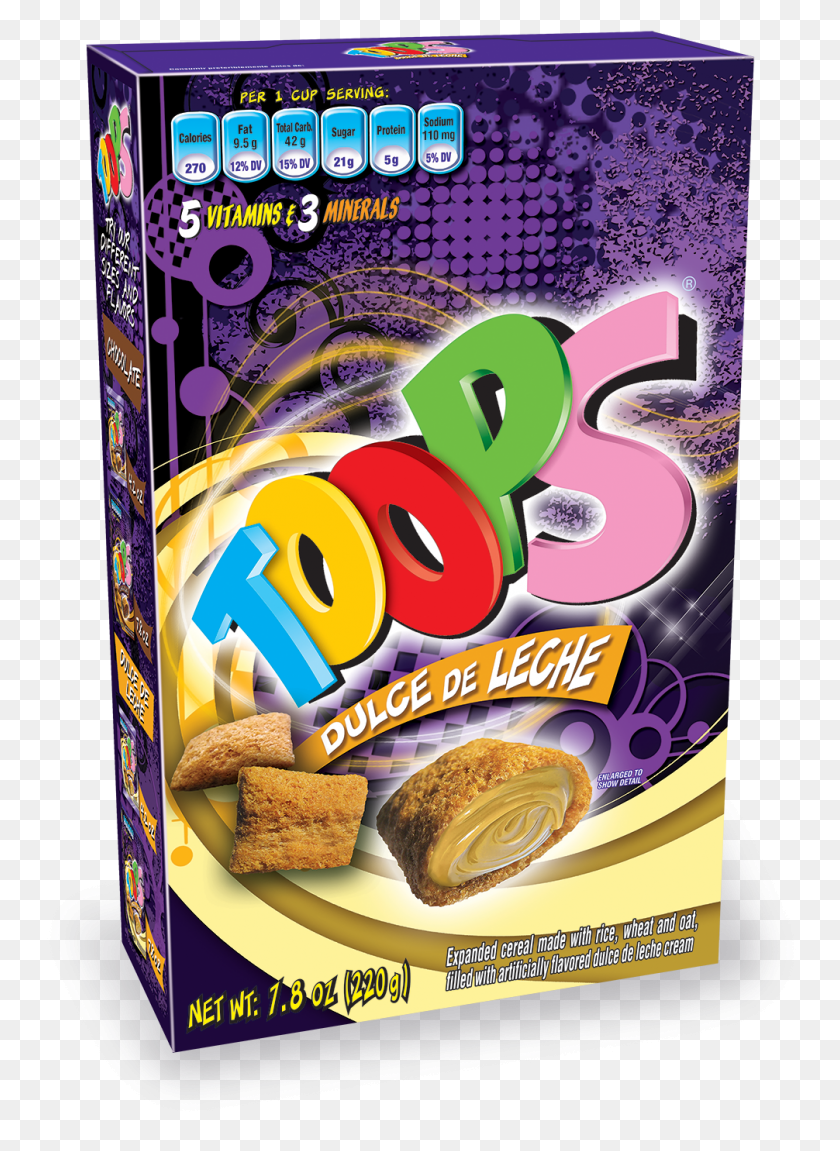 1006x1408 Dulce De Leche Toops Cereal, Food, Snack, Advertisement HD PNG Download