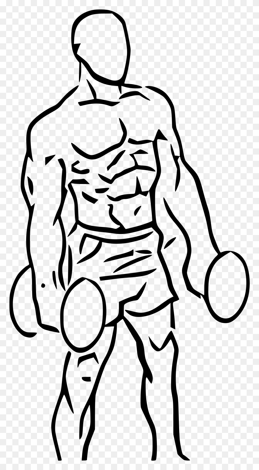 1808x3385 Dumbbell Drawing Curls Dumbbell Biceps Curl Drawing, Gray, World Of Warcraft HD PNG Download