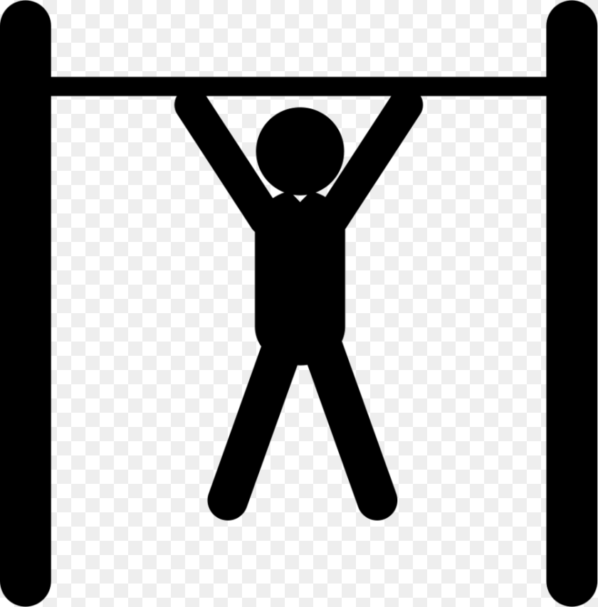 900x914 Dumbbell With Man Outline, Silhouette Transparent PNG