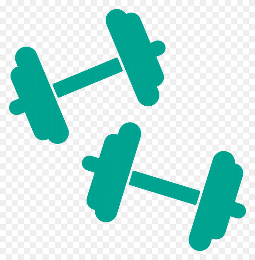 1171x1200 Dumbbells Clipart Group Fitness Fitness Equipment Cliparts, Pin, Hammer, Tool HD PNG Download