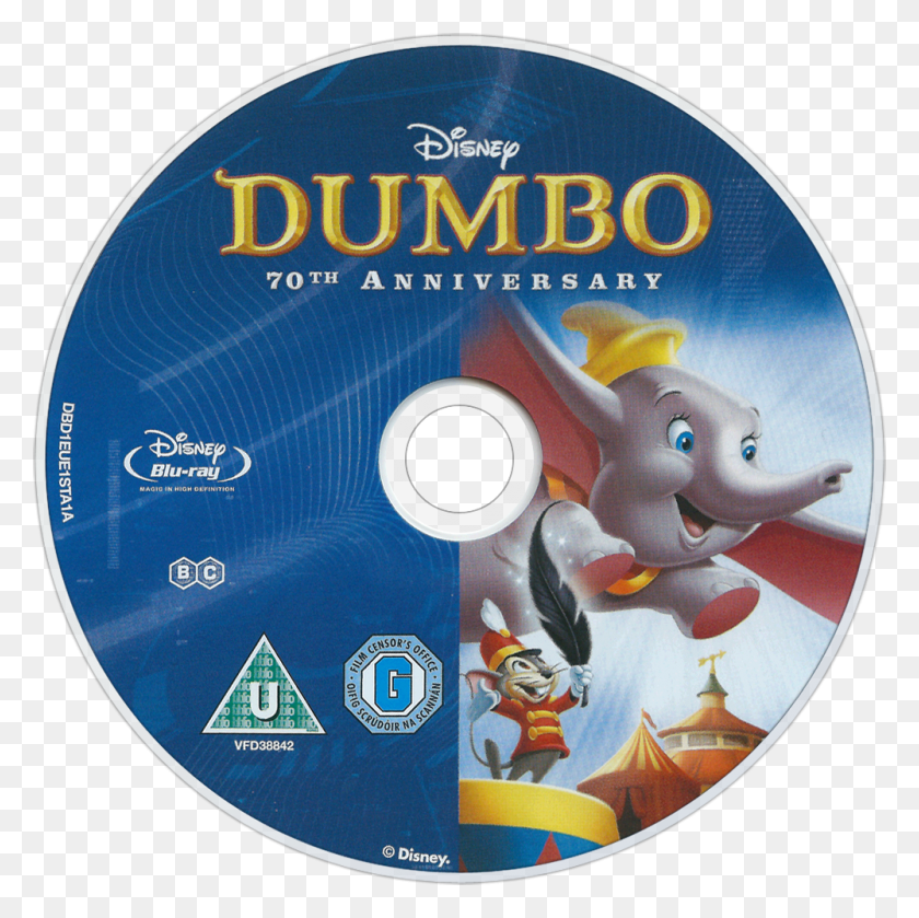1000x1000 Dumbo Bluray Disc Image Dumbo Blu Ray, Disk, Dvd HD PNG Download