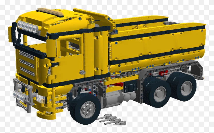 1009x602 Dump Truck Getting There Trailer Truck, Vehicle, Transportation, Fire Truck HD PNG Download