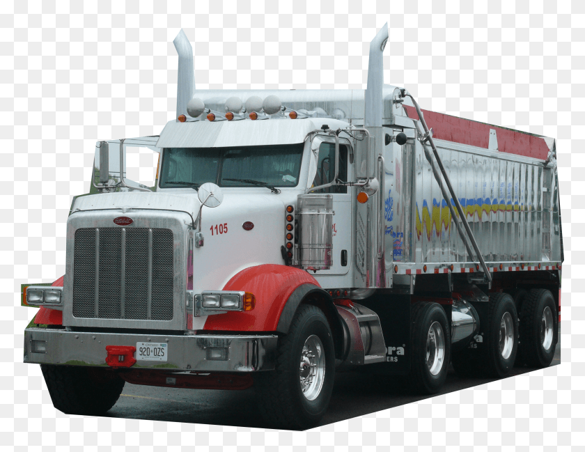 2857x2161 Dump Truck Trailer Truck HD PNG Download