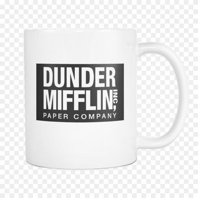 1024x1024 Dunder Mifflin 11oz Mug Coffee Cup, Cup, Tape HD PNG Download