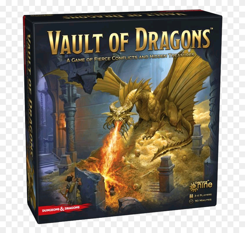 687x740 Dungeons Amp Dragons Vault Of Dragons Board Game, Poster, Advertisement HD PNG Download