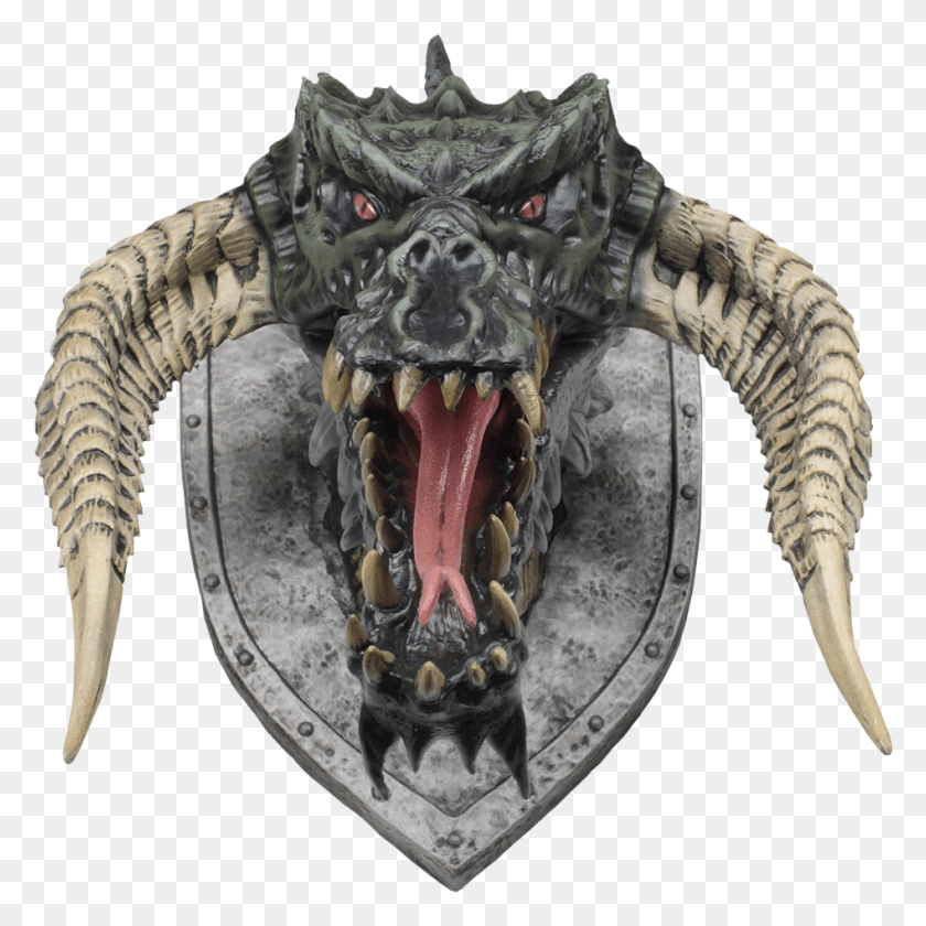 947x947 Dungeons Amp Dragons Wizkids Black Dragon Head, Ornament, Elephant, Wildlife HD PNG Download