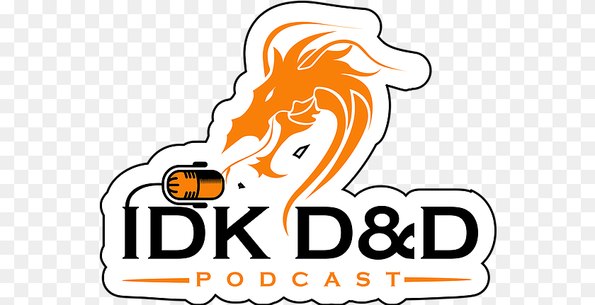 Dungeons Dragons Black Dragon Head, Logo Sticker PNG