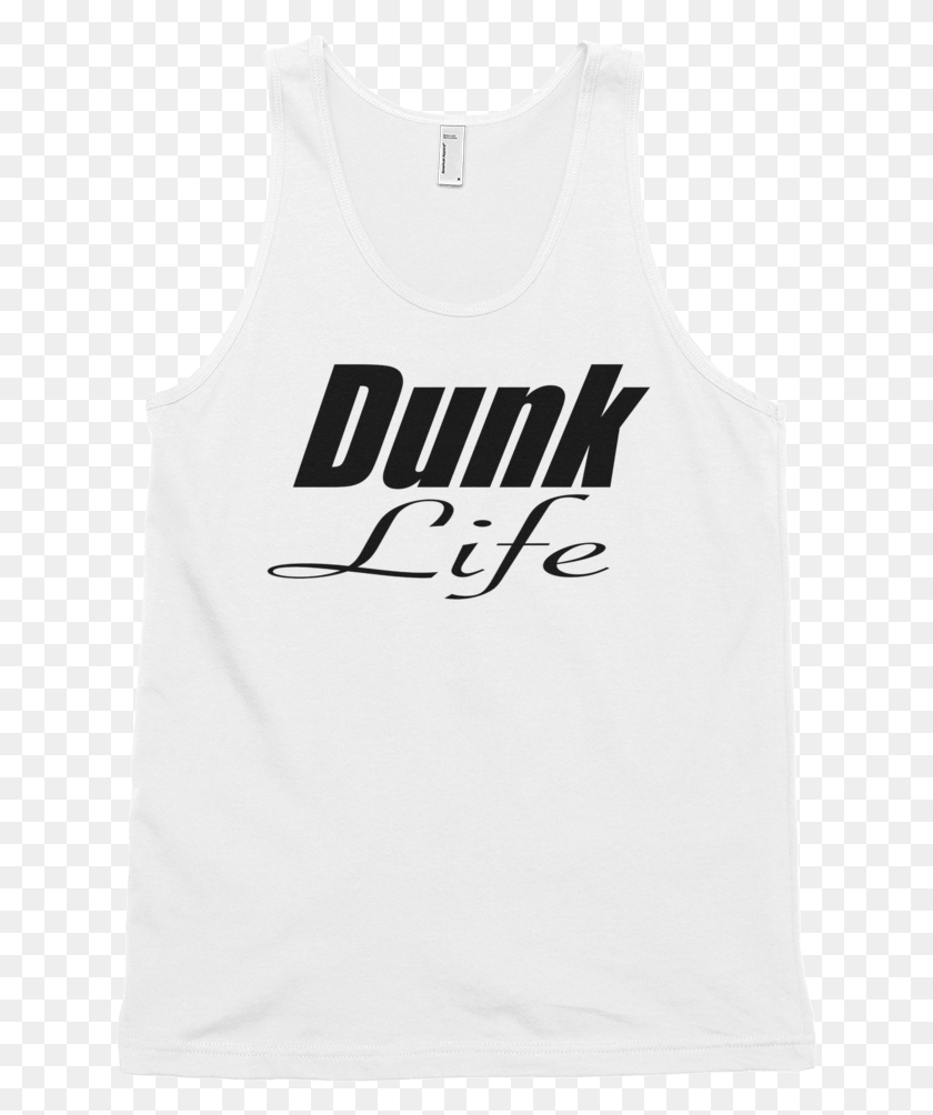 632x944 Dunk Life Basic Tank White Active Tank, Clothing, Apparel, Tank Top HD PNG Download