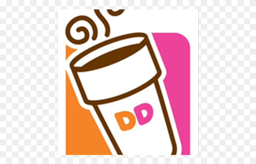 465x481 Dunkin Donuts Clipart Clear Background Dunkin Donuts Cup Logo, Dynamite, Bomb, Weapon HD PNG Download
