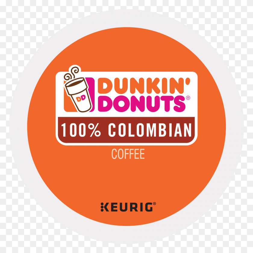 1989x1989 Dunkin Donuts Kcups Dunkin Donuts, Этикетка, Текст, Еда Hd Png Скачать